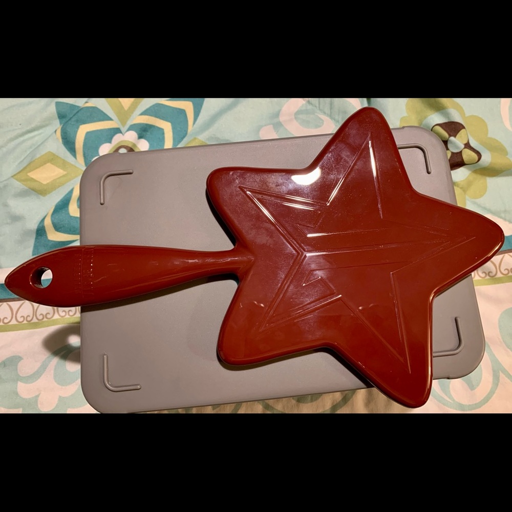 Jeffery Star mirror in dark plum
